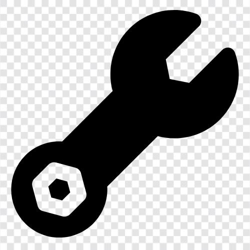 wrench, socket, wrench set, socket wrench icon svg