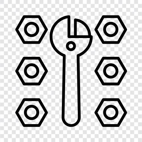 Schraubenschlüssel, Werkzeug, Hardware, Reparatur symbol