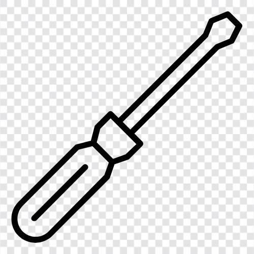 wrench, screwdriver, tool, hardware icon svg