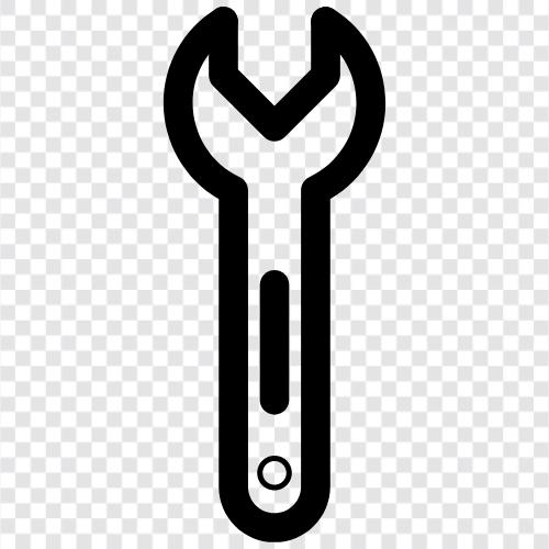 wrench, spanner, adjustable, ratchet icon svg