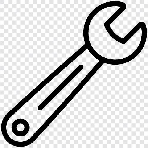 wrench, socket, ratchet, tool icon svg