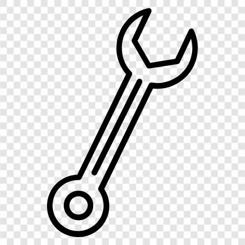 wrench, screwdriver, socket, ratchet icon svg