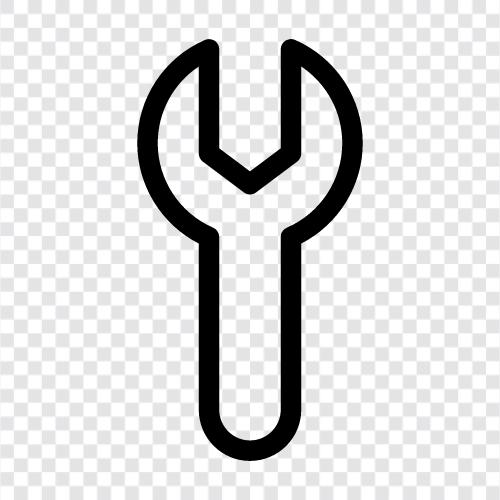 wrench set, wrench handle, wrench size, wrench handle size icon svg