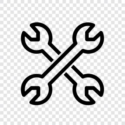 Schrauben, Mechaniker, Werkzeug, Werkzeugkasten symbol