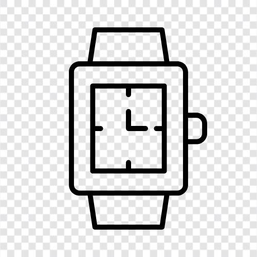 wristwatch, time, watchband, watchface icon svg