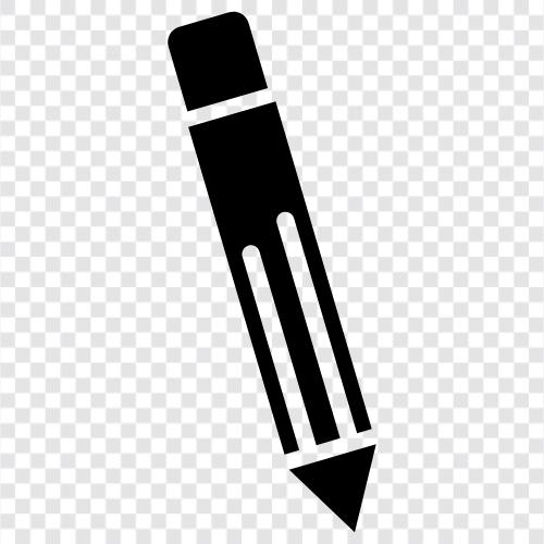 Schreiben, Bleistifte, Blei, Zeichnung symbol