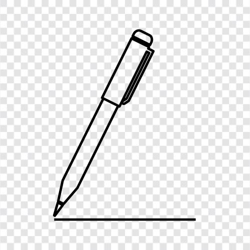 Schreiben, Papier, Schreibinstrumente, Stifte symbol