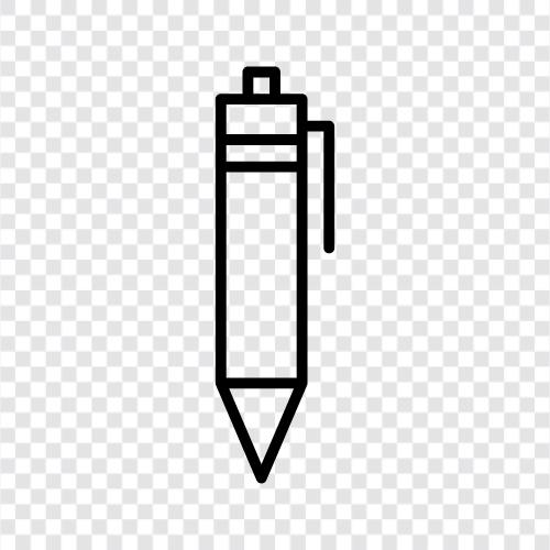 writing instruments, pens, drawing pens, markers icon svg