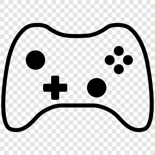 xbox eins, Gaming, Controller, Spiele symbol