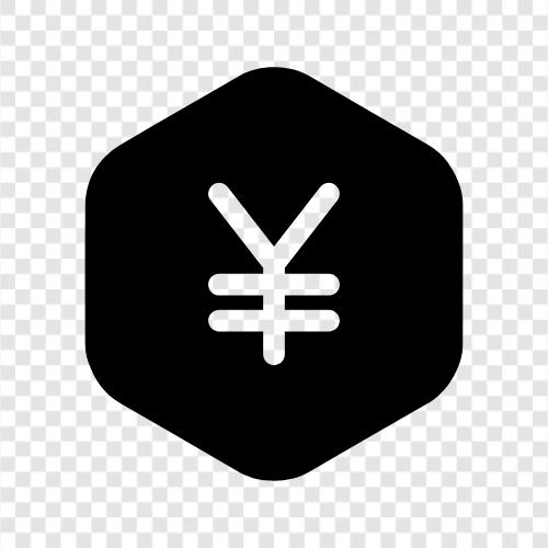 yen, Japanese yen, currency, foreign exchange icon svg