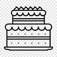 cakecake, birthday cake, confectionery, dessert icon svg