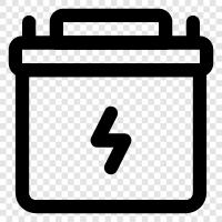 12v, acid, car, battery icon svg