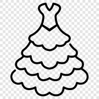 1920s, swing, ball gown, beaded dress icon svg