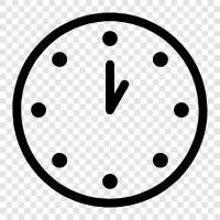 1pm, 12pm, One O'clock icon svg