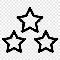 3 stars, ratings, movie, movie ratings icon svg