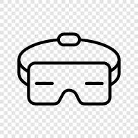 360 degree video, VR headsets, gaming, augmented reality icon svg