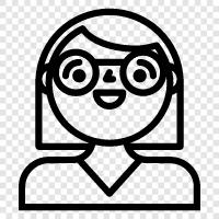 gaming, actress, virtual, online icon svg