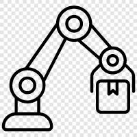 3DDruck, RoboterarmDesign, RoboterarmTechnologie, Roboterarm symbol