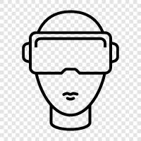 gaming, immersive, technology, Virtual Reality icon svg