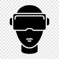 games, movies, headsets, simulations icon svg