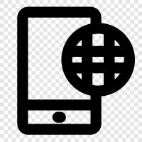 iphone, android, tablets, mobile internet icon svg