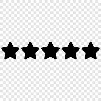 5 stars, ratings, review, 5star icon svg