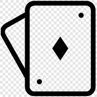 52 cards, casino, card game, playing cards icon svg