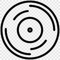 78rpm, 45rpm, records, music icon svg