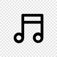 8th Note, Eighth Notes Music, Music Theory, Music Theory 8th icon svg