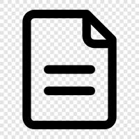 a document, a paper, paper, writing icon svg