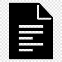 a file, document, writing, text icon svg