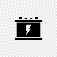 battery, rechargeable, lithium ion, solar icon svg