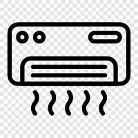 conditioning, cooling, dehumidifier, AC unit icon svg