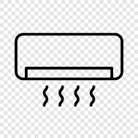 central air, heating, cooling, refrigeration icon svg