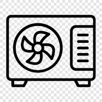 AC, conditioning, cooling, room icon svg