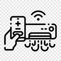 cooling, comfort, unit, fan icon svg