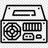 AC power, DC power, batteries, transformer icon svg