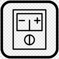 AC Voltmeter, DC Voltmeter, Widerstand Voltmeter, Voltmeter symbol