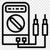 AC Voltmetre, DC Voltmetre, AC Voltmetre Aralığı, Voltmetre ikon svg