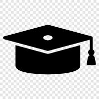 academic cap, beret, fedora, scholar s hat icon svg