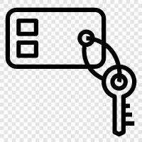 access, card, security, identification icon svg