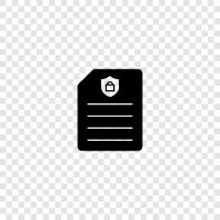 Access denied, File not found, Security, Privacy icon svg