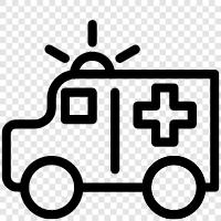 accident, ambulance crew, ambulance service, emergency icon svg