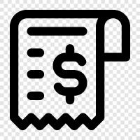 accounting, invoice software, invoice template, invoice printing icon svg