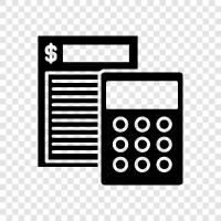 accounting, journal entries, profit and loss, balance sheet icon svg