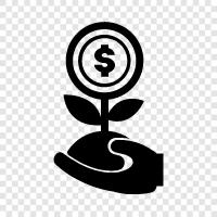 accounting, stock market, investments, banking icon svg