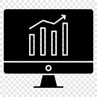 muhasebe istatistikleri, iş istatistikleri, ekonomi istatistikleri, finansal istatistikler ikon svg