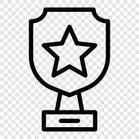 Achievement, Reward, Honor, Triumph icon svg