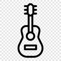 acoustic, electric, classical, nylon icon svg