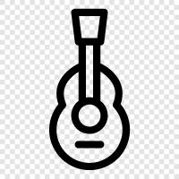 acoustic, electric, strings, chords icon svg